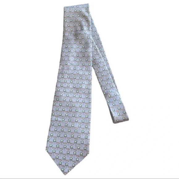 VINEYARD VINES 100% Silk Palm Trees Formal Office Men’s Tie - Picture 3 of 8